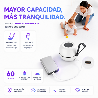 Esterilizador UV Portátil para Bebés